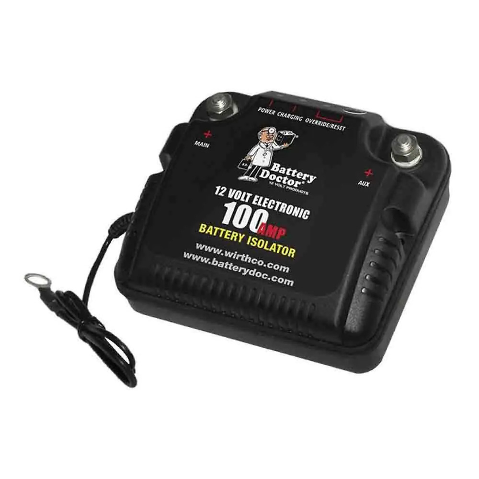 WirthCo Dual Battery Isolator — 150 Amp, Mounting Bracket, Model# WC-20090